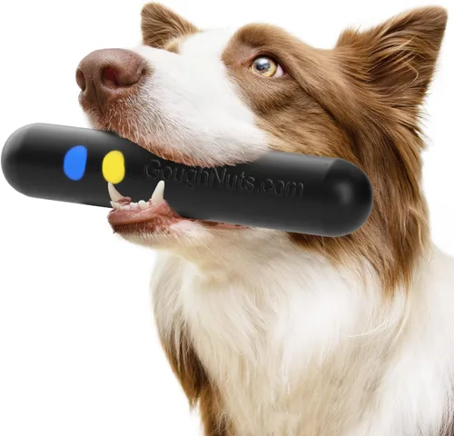 Vista 14 de Goughnuts — Juguetes para perros para masticadores agresivos Palo de juguete para perros prácticamente indestructible para razas pequeñas Verde