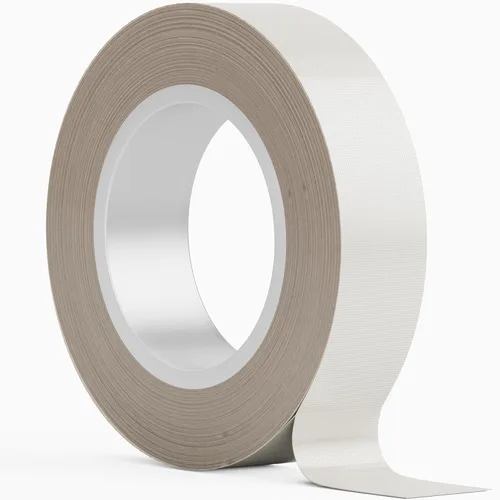 Vista 23 de Cinta de teflón, cinta de 1/2 pulgada x 10 metros x 0.18mm de baja fricción, cinta adhesiva resistente a altas temperaturas, resistente a