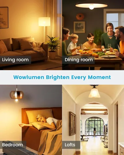 Vista 6 de Foco LED A19, bombillas E26 de 9 W (equivalente a 60 vatios/80 vatios), blanco suave de 3500 K, no regulable, base estándar de 800 lm