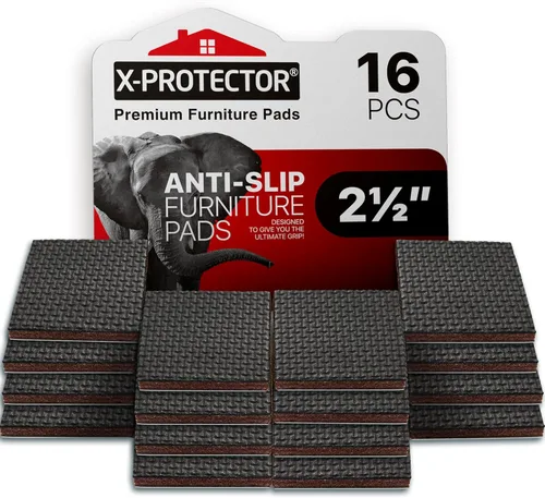 Vista 18 de X-Protector Protectores de suelo de silicona para patas de silla con almohadillas antideslizantes para muebles, 32 piezas de 1.3 a 2 pulgadas