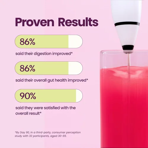 Vista 5 de Blume SuperBelly Paquetes de Salud Intestinal e Hidratación Para Llevar, Compatible con GLP-1, Sin Azúcar, con Prebióticos, Probióticos, Vinagre