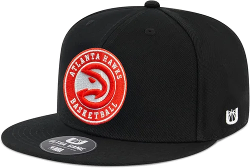 Vista 26 de Ultra Game Gorra de béisbol negra Ultimate oficial de sarga con broche a presión de la NBA para hombres