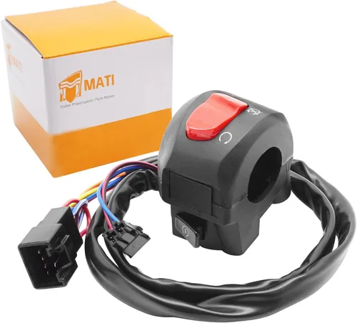Vista 8 de M MATI Interruptor de Control del Manillar Botón de Arranque Kill Stop para Suzuki Bandit 600 1200 SV650 GSXR600 GSXR750 GSX-R1000 GS500 GSF600