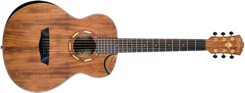 Vista 2 de Washburn Comfort G-Mini 55 Koa - Guitarra acústica tamaño viaje, natural
