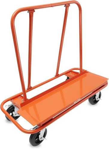 Vista 4 de GypTool Heavy Duty Drywall Sheet Cart & Panel Dolly with 4 Swivel Wheels - Orange
