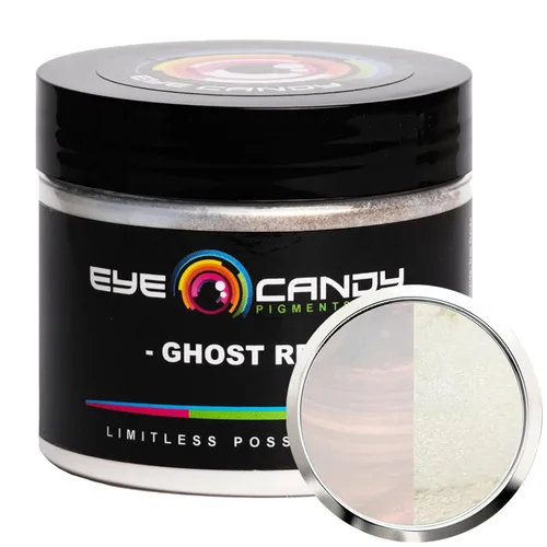 Vista 27 de Pigmento en polvo de mica “Galactic Ghost Blue” (1.76 onzas / 50g) Aditivo multiuso para manualidades DIY Carpintería, bombas de baño naturales