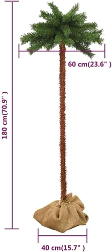 Vista 7 de Árbol de Navidad artificial de palmera preiluminado, árbol de Navidad artificial, arbol de Navidad con Luces, árbol de Navidad, arbolitos