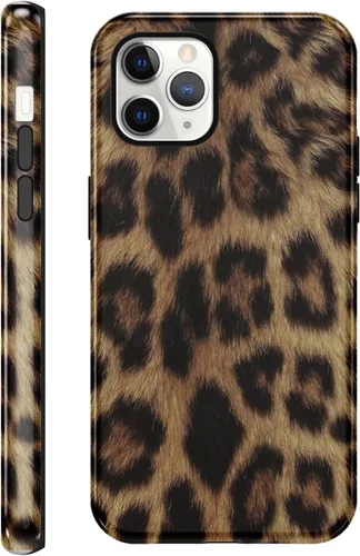 Vista 108 de Funda de teléfono con estampado de guepardo para iPhone 7/8/SE 2020/2022 de 4.7 pulgadas, funda de lujo con diseño de leopardo marrón coqueta a