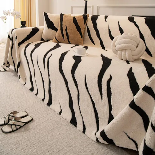 Vista 66 de ROOMLIFE Manta Funda Azteca Bohemia para Sofá, Decoración del Hogar Estilo Granja, Fundas de Sofá para Loveseat, Sofás de 2/3 Cojines, Apta