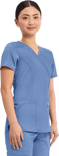 Vista 4 de Cherokee WW Revolution - Camisa de enfermería con 2 bolsillos para mujer ciel