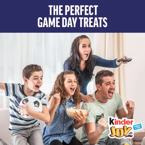 Vista 4 de Kinder Joy Huevos, 15 unidades a granel, juguete Treat Plus, cremas dulces y obleas de chocolate, envueltas individualmente, 10.5 onzas