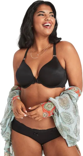 Vista 4 de Maidenform Brasier de espalda cruzada de cobertura completa para todos los días para mujer