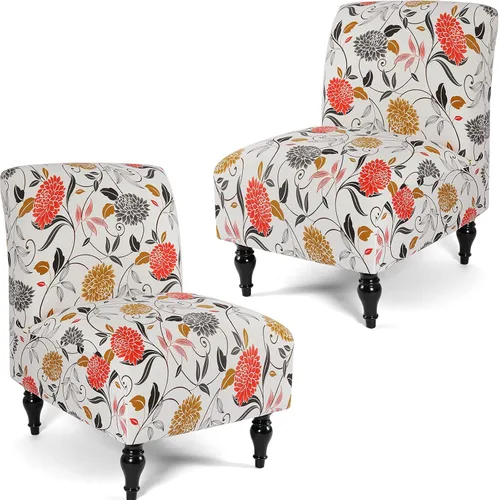 Vista 29 de Liykimt Funda para Silla de Acento sin Brazos Slipcover, Funda Slipcover para Silla Slipper de Spandex Elástico Extraíble para Silla sin Brazos