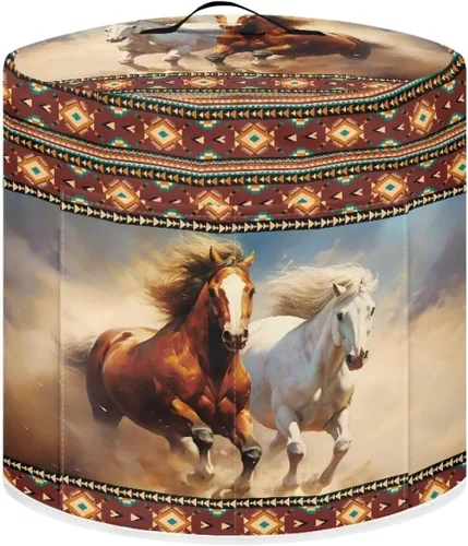 Vista 48 de DISNIMO Angry - Funda para freidora de aire para arrocera, protección contra el polvo, cubierta aislada para electrodomésticos de cocina con asa