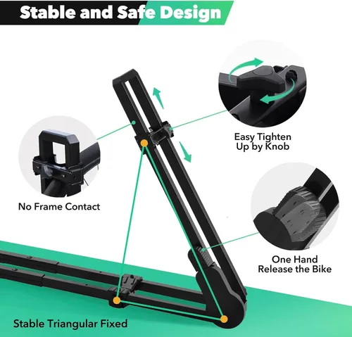 Vista 3 de Soporte de Portabicicletas de Techo Montaje Vertical Portabicicletas de Techo con Dos Brazos 1 Portabicicletas Techo de Bicicleta para Coche SUV