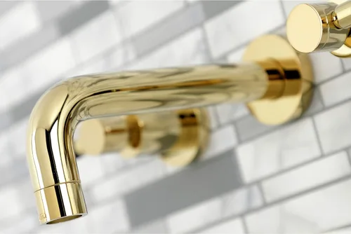 Vista 3 de Kingston Brass KS8122DKL Kaiser - Grifo de baño (latón pulido)