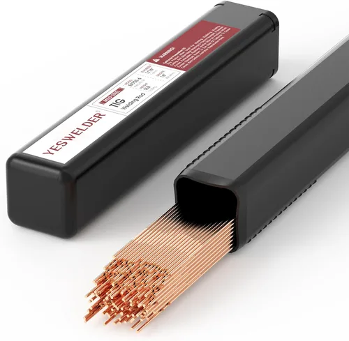 Vista 7 de YESWELDER Varilla de soldadura TIG de acero suave ER70S-6 1/8"x16" 5LB