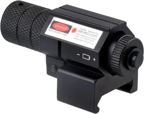 Vista 9 de Mira láser de punto rojo para rifles, pistolas y armas de mano con montaje Picatinny