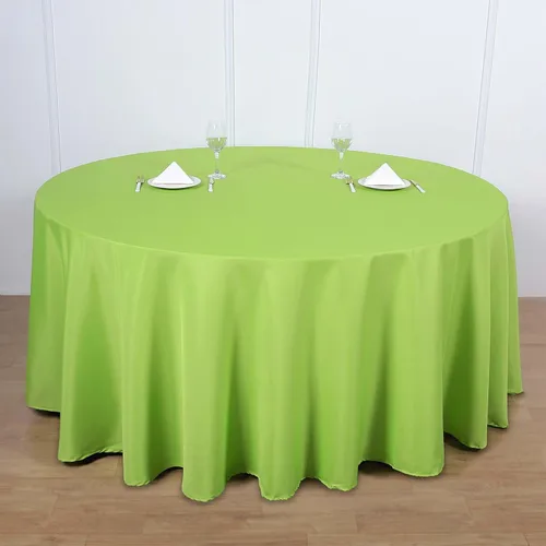 Vista 157 de Efavormart - Mantel redondo de poliéster para banquetes de boda, 90 pulgadas, color marfil