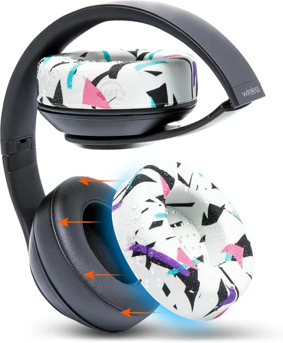 Vista 13 de WC SweatZ Studio - Fundas patentadas para almohadillas de oído para Beats Studio 3 (A1914) & Beats Studio 2 (B0500 / B0501), fabricadas por Wicked