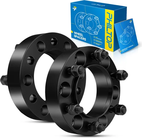 Vista 101 de PHILTOP 4x100 1.25" Espaciadores de rueda para Yaris, 2 piezas de espaciadores de rueda centrados en buje con 54.1mm de diámetro interior del buje