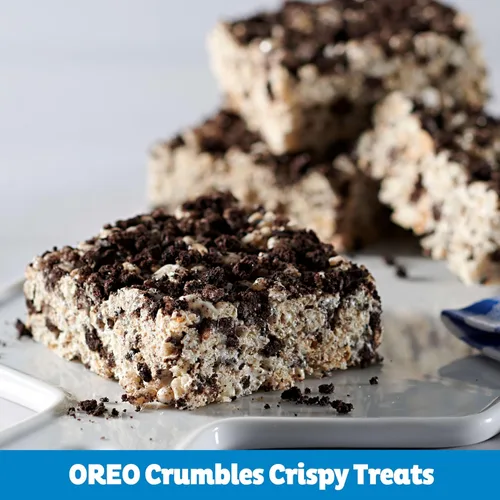 Vista 13 de OREO Galletas de sándwich de chocolate con crema sabor a chips de Java tamaño familiar, 17 onzas