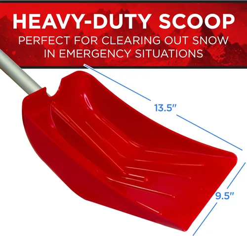 Vista 4 de Mallory 111-17230ML 99 cm Equipo Alpino Plegable de Pala Automotriz de Emergencia para Nieve
