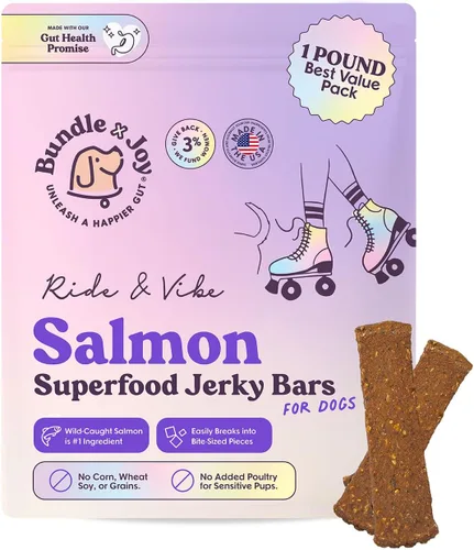 Vista 12 de Bundle x Joy Correa y carga de carne seca de res para perros - Bolsa de 5 Oz, superalimento natural - Golosinas de res sin maíz, aves, soja y granos