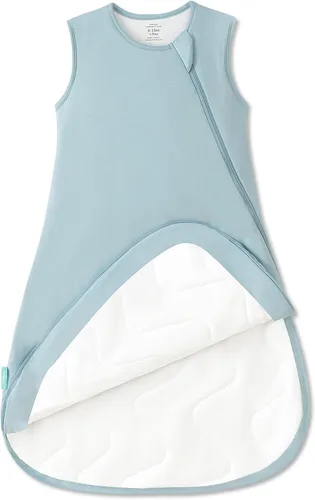 Vista 8 de PurComfy Saco de dormir súper suave 1.0 TOG, Saco de dormir premium de viscosa de bambú para bebé con cremallera de 2 vías, Manta vestible para bebé