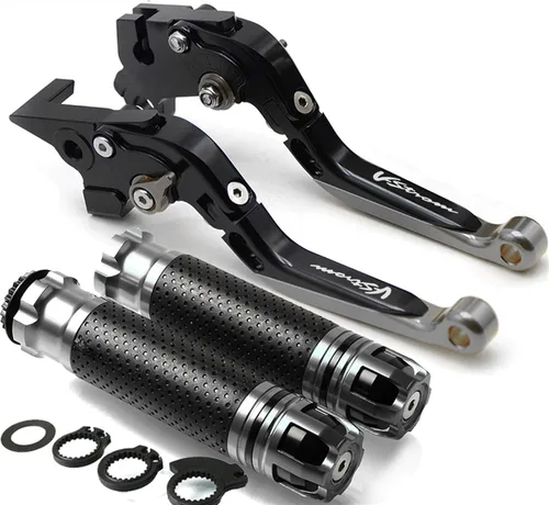 Vista 12 de for Suzuki V-Strom 2002-2016 2015 2014 20132 012 2011 2010 V-Strom Motorcycle Brake Handle Adjustable Brake Clutch Lever Handbar (Color : 1)