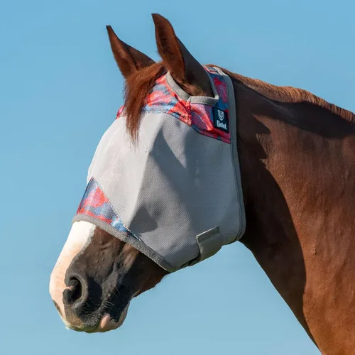 Vista 16 de Cashel Máscara de mosca cruzada, estándar (gris, destetado)