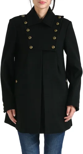 Vista 5 de Momo Maternity Outerwear Women Stella Wool Pea Coat Pregnancy Winter Jacket Small