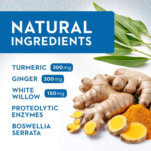 Vista 2 de Vitaminerals® 121+ Inflamax® Plus Manejo saludable de la inflamación Quercetina Enzimas proteolíticas Jengibre Cúrcuma Tapas vegetales