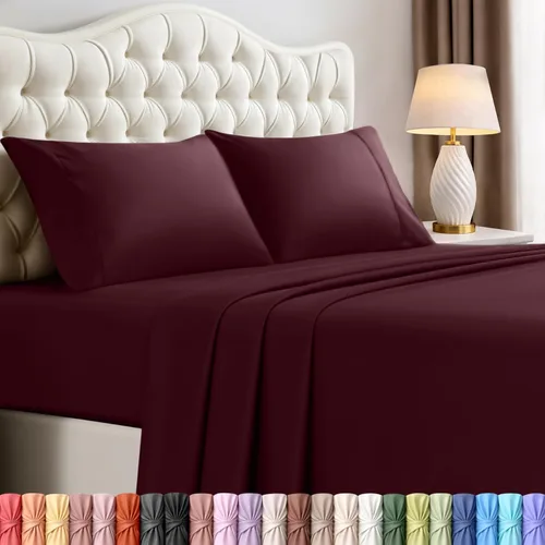 Vista 26 de Utopia Bedding - Juego de sábanas de microfibra cepillada, resistente al encogimiento y a la decoloración, de fácil cuidado, 3 piezas, tamaño Beige