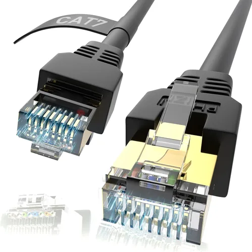 Cable Ethernet Cat7 de 50 pies, Cat7 3 pies, 15 pies, 25 pies, 50 pies, 100 pies, 125 pies, 150 pies, 175 pies, 200 pies, 225 pies, 300 pies, 330