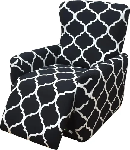 Vista 14 de Fundas para silla reclinable para silla reclinable, 4 piezas, funda para sofá reclinable con bolsillos, funda elástica antideslizante y reclinable #1