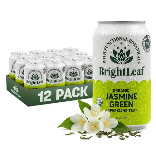 Vista 13 de BrightLeaf Regenerative Organic Sparkling Chamomile Lavender Tea – Cero azúcar y cero calorías – Bebida de té verde orgánico – Ingredientes que