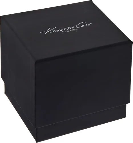 Vista 5 de Kenneth Cole New York - Pulsera automática de acero inoxidable para mujer, color oro rosa, (modelo KC49310), Reloj de cuarzo