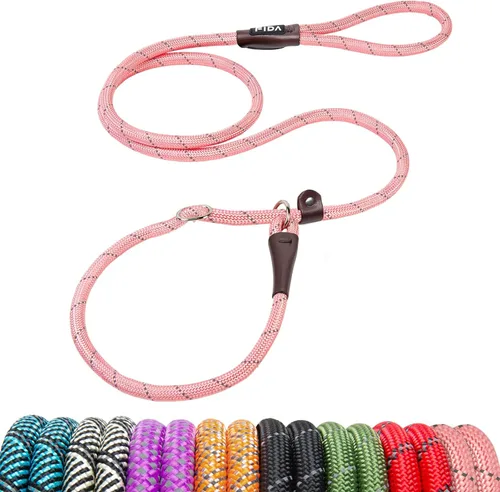 Vista 40 de Fida - Correa antideslizante duradera, correa resistente de presilla de 6 pies x 1/2 pulgada, cómoda correa de entrenamiento para perros grandes