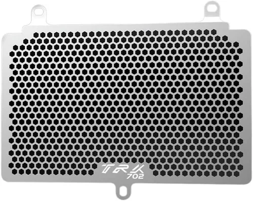Vista 10 de Motorcycle Aluminium Accessories Radiator Grille Guard Protector Cover for TRK702 TRK702X TRK 502 TRK502X 2018-2023 2022(Black)