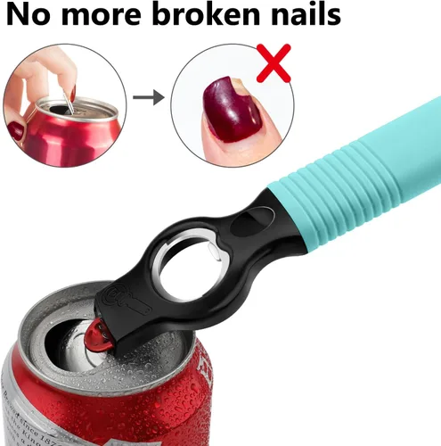 Vista 5 de Paquete de 2 abridores magnéticos de botellas de cerveza y abridor de latas de refrescos, abridor de botellas 2 en 1 y herramienta abridor