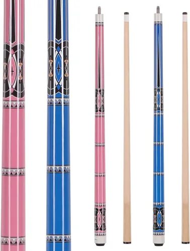 Vista 7 de 48 Inch Maple Cue Stick, Short Pool Cue Stick for Beginners, Canadian Maple Billiard Cues for Limited Spaces, 48 inch Junior Size Cue with Premium