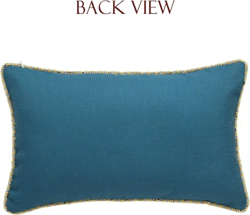 Vista 224 de patdrea Fundas de almohada de diseñador, fundas de almohada redondas de lino estilo europeo vintage, cojín decorativo para cama, sala de estar