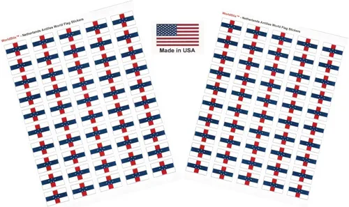 Vista 294 de 100 calcomanías de la bandera de Afganistán, dos hojas de 50, 1.5" x 1" hechas en Estados Unidos, calcomanías autoadhesivas para álbum de recortes