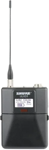 Vista 8 de Shure Transmisor ULXD1 Bodypack - para usar con sistemas de micrófono inalámbrico digital ULX-D, receptor se vende por separado Banda V50