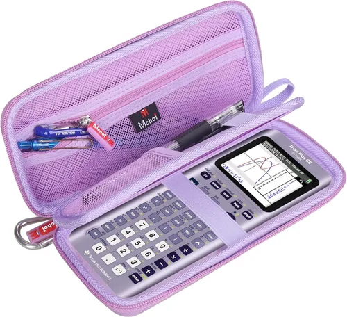 Vista 12 de Mchoi Estuche rígido adecuado para calculadora gráfica Texas Instruments TI-84 Plus CE/TI-83 Plus/TI-84 Plus CE/TI-83 Plus/Casio fx-9750GIII