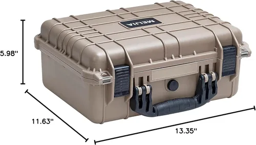 Vista 9 de MEIJIA Funda protectora portátil impermeable para todo tipo de clima, funda rígida, funda para cámara con espuma de ajuste personalizado, compatible