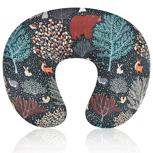 Vista 8 de Funda de almohada de lactancia, fundas de almohada ultra suaves para bebés recién nacidos, fácil de quitar y lavable a máquina, solo funda