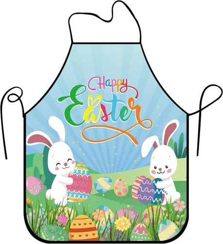 Vista 18 de Funny Seasonal Holiday Apron, Adjustable Kitchen Cooking Apron for Women Men BBQ Baking Gardening Party Supplies