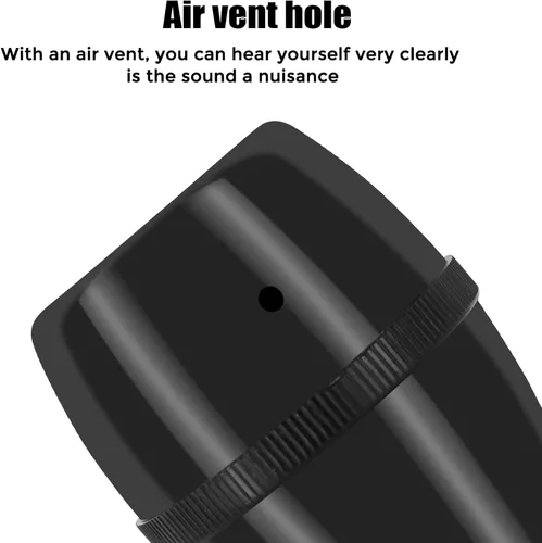 Vista 4 de EASTROCK Silenciador para Trompeta ABS, Silenciador Ligero para Trompeta, Accesorios (NEGRO)
